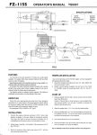 YS FZ-115S OPERATOR'S MANUAL