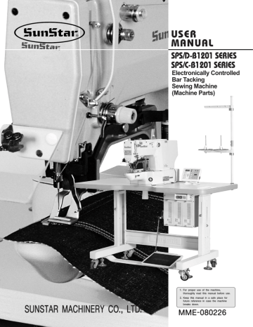 SunStar SPS/C-B1201 SERIES User Manual | Manualzz