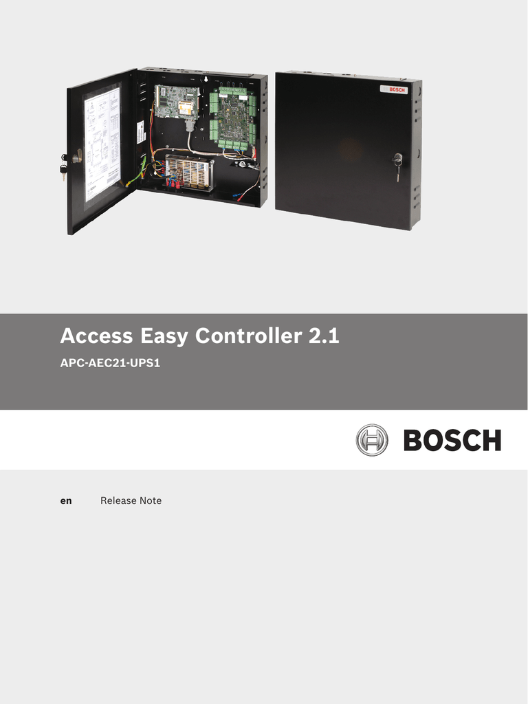 Access Easy Controller 2.1 Manualzz