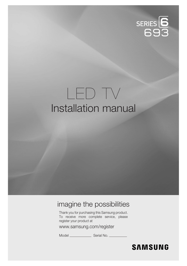 Samsung LED TV Manualzz