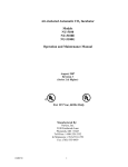 NuAire Series 2 &amp; Higher NU-5100 CO2 Incubator Operation and Maintenance Manual