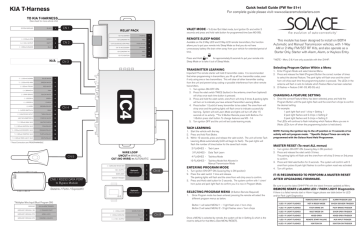 solace remote starter fob