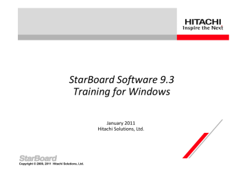 hitachi starboard installation software