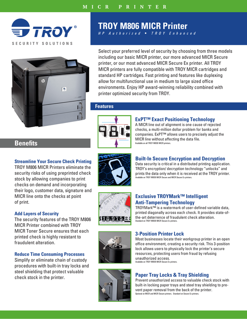 200 mobile micr printer