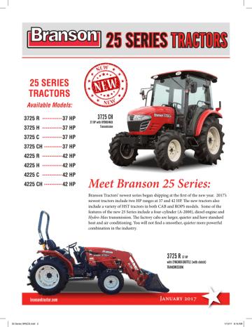 Literature Branson Tractors Manualzz