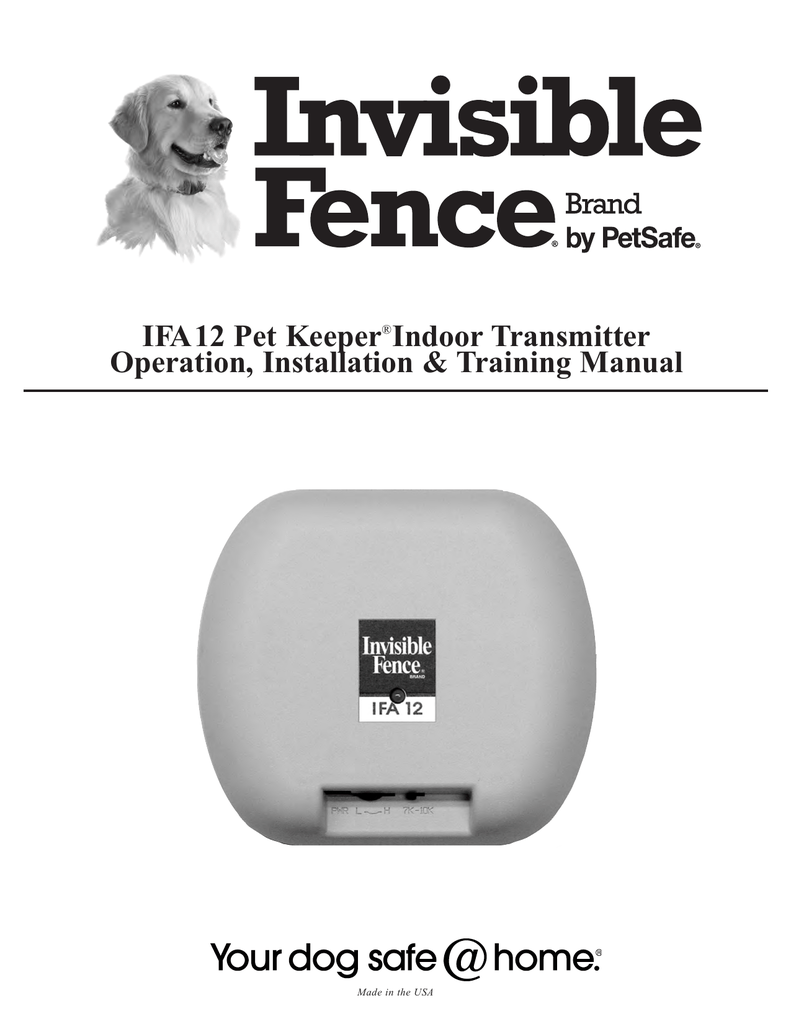 invisible fence ifa 12