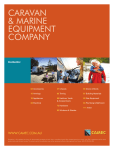 Camec Caravan &amp; Marine Equipment Company Catalog