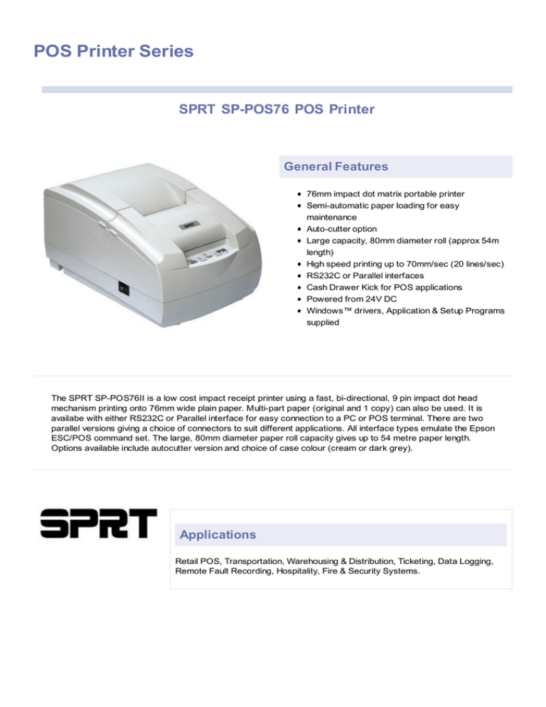 sprt pos printer