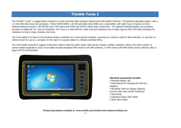 Trimble Yuma accaa 206 TAPPO esteso accaa 206 NUOVO IN SCATOLA 