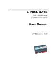 LOYTEC L-INX, L-GATE User Manual