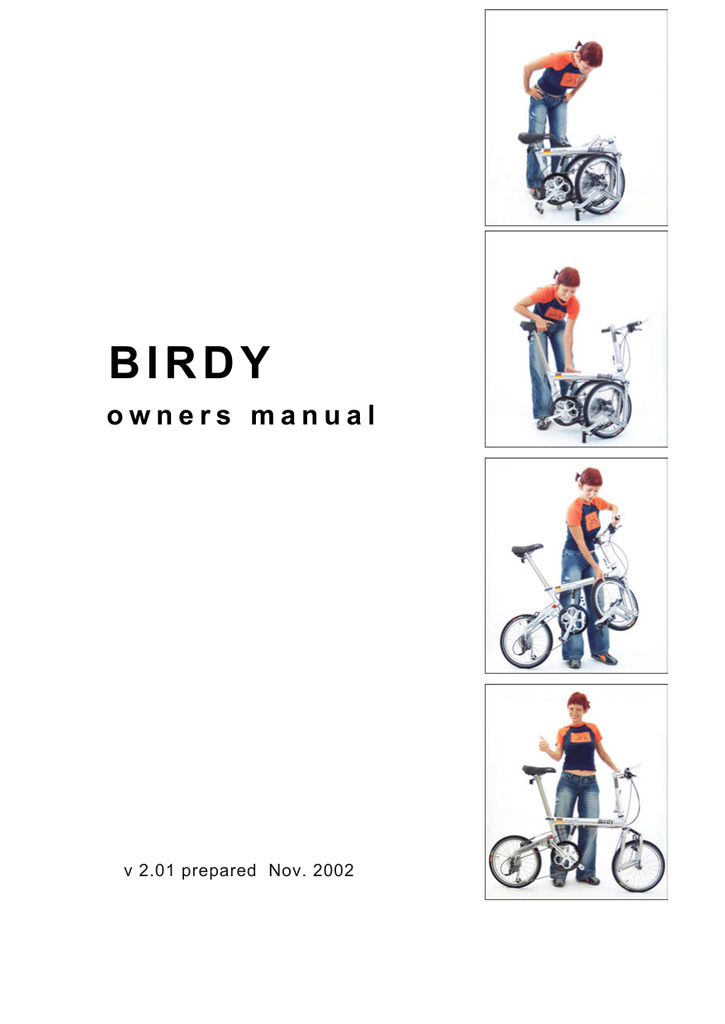 BIRDY Owners Manual | Manualzz