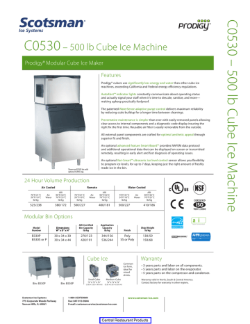 scotsman prodigy ice machine manual