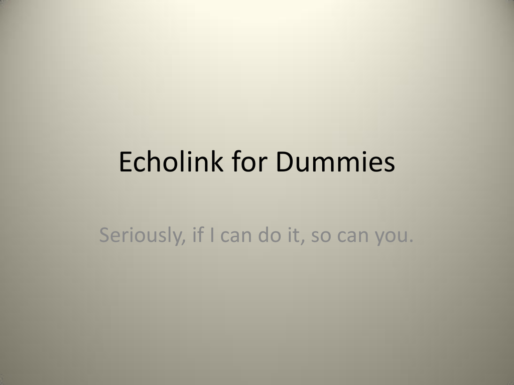 echolink app for windows 10