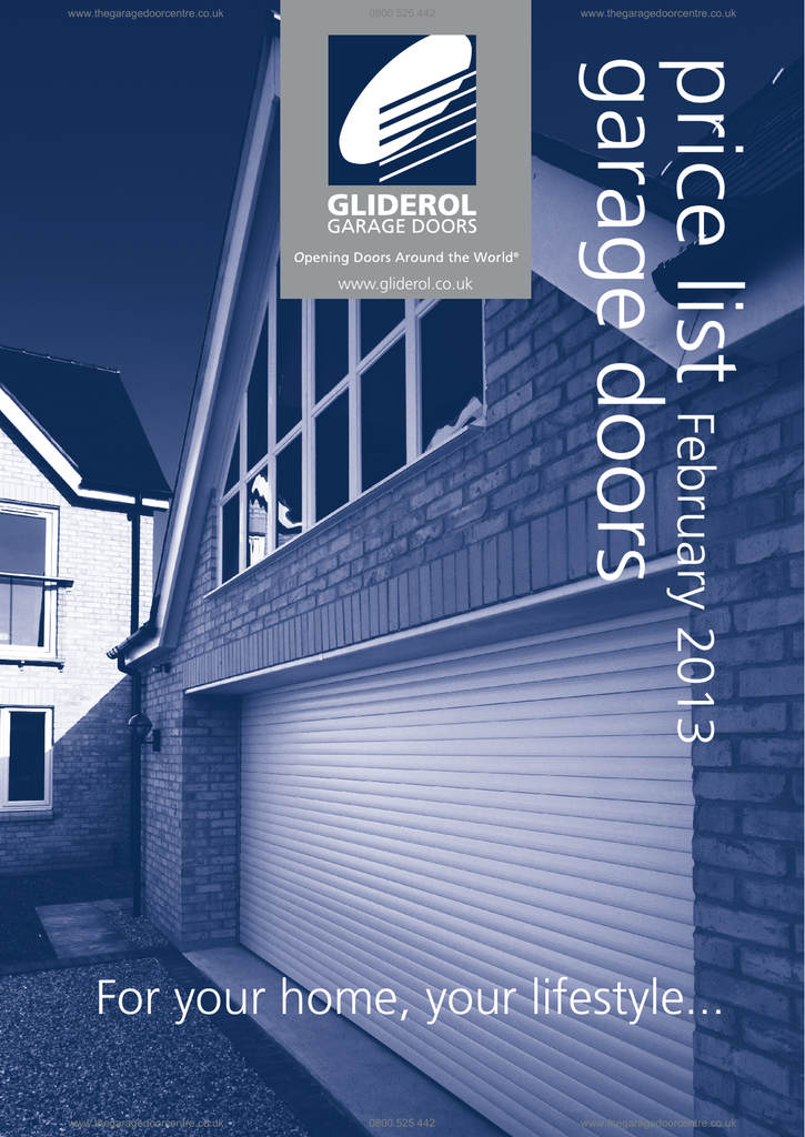 Gliderol Price List The Garage Door Centre Manualzz Gliderol Price List The Garage Door Centre Manualzz
