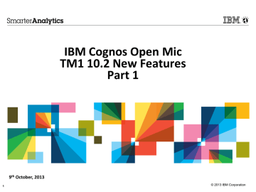 ibm cognos analysis for microsoft excel