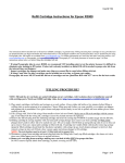 Refill Cartridge Instructions for Epson R3000