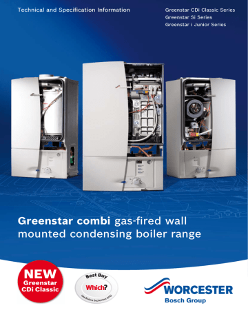 Greenstar Combi Gas Fired Wall Mounted Condensing Boiler Range Manualzz