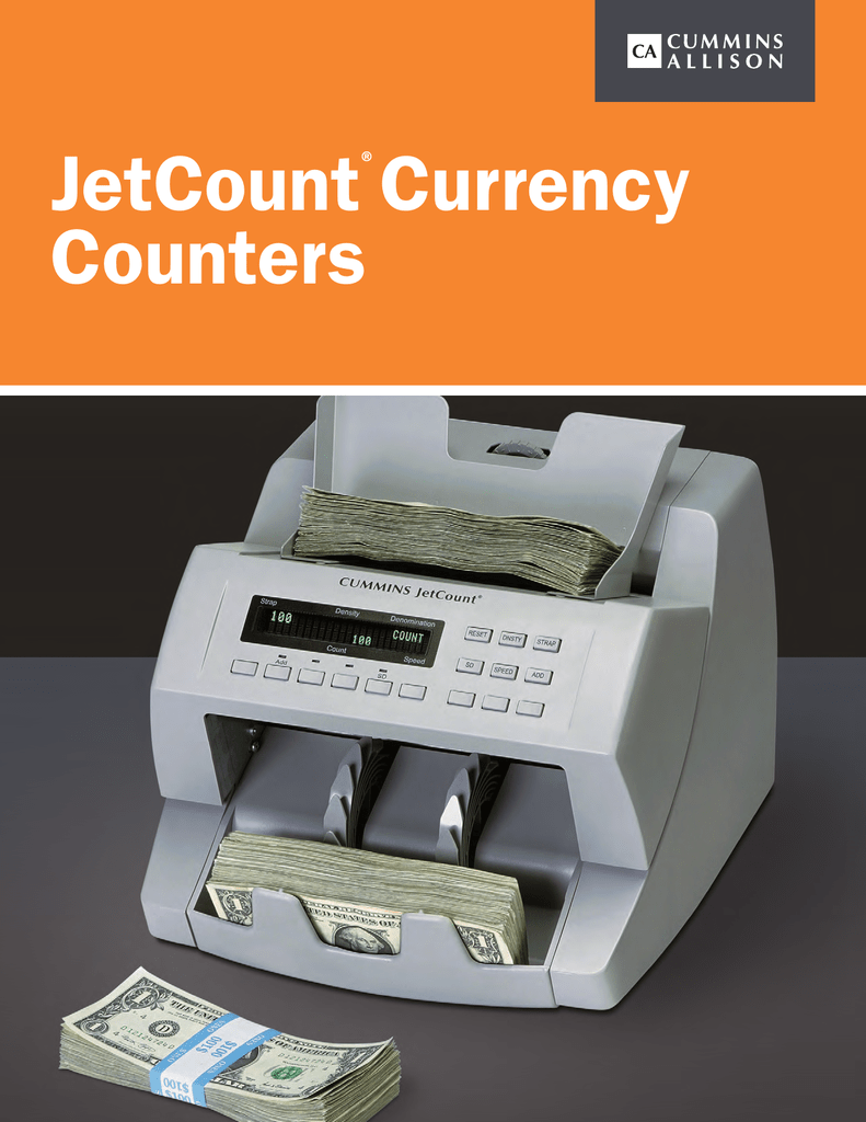 Jetcount Currency Counters Manualzz