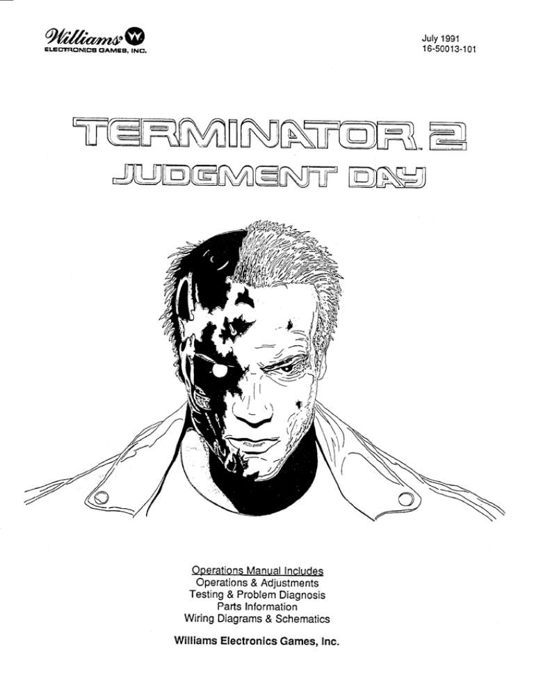 Terminator 2 Judgement Day Operations Manual Manualzz