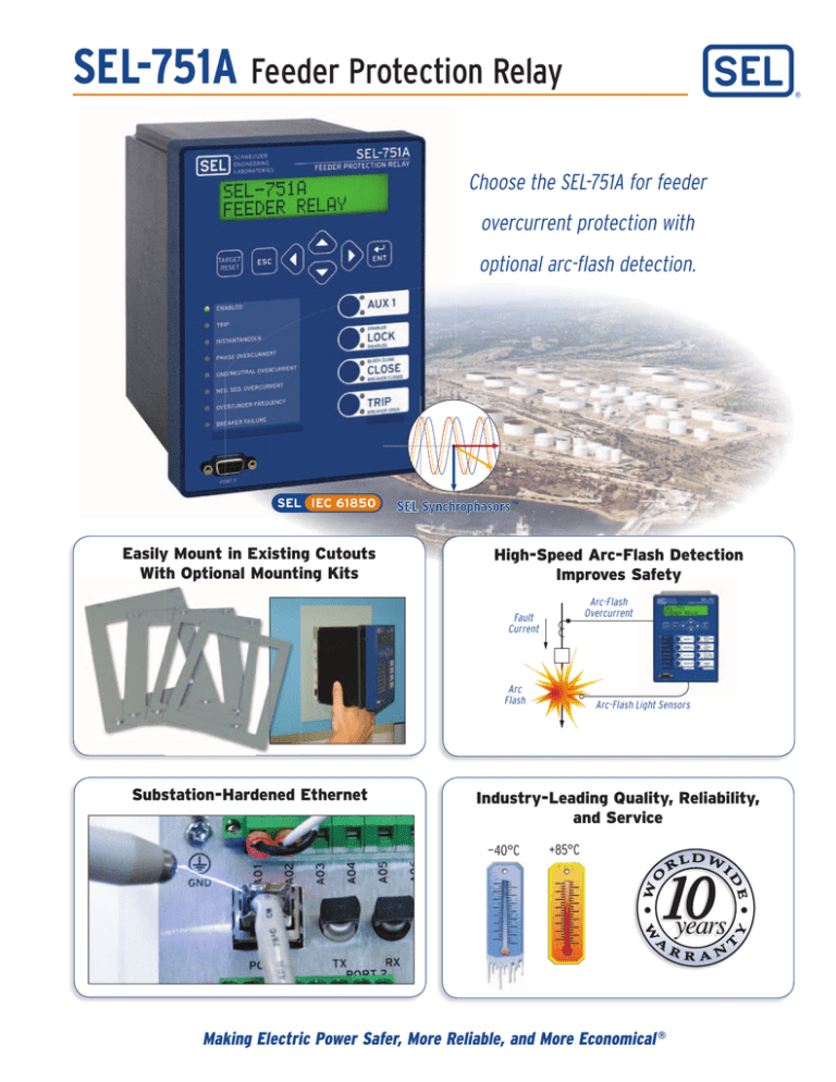 SEL-751A Feeder Protection Relay | Manualzz