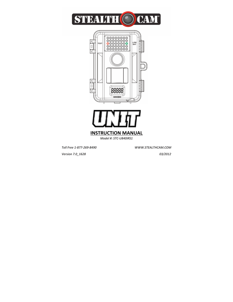 stealth wildview 12mp trail camera manual