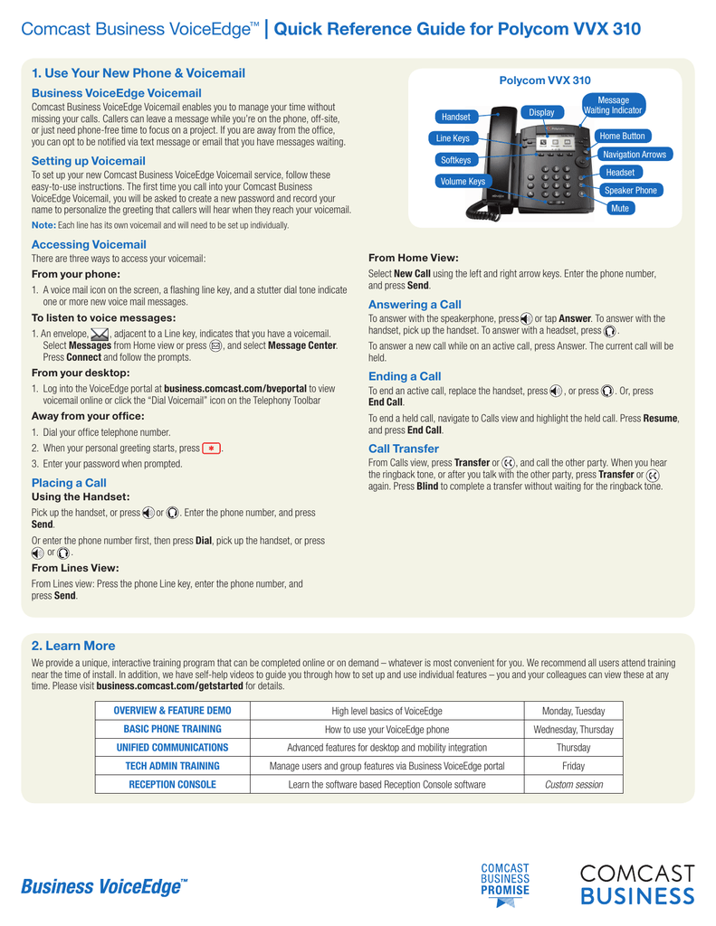 Comcast business voiceedge select user manual 2016