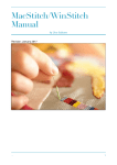 MacStitch/WinStitch Manual - Ursa Software