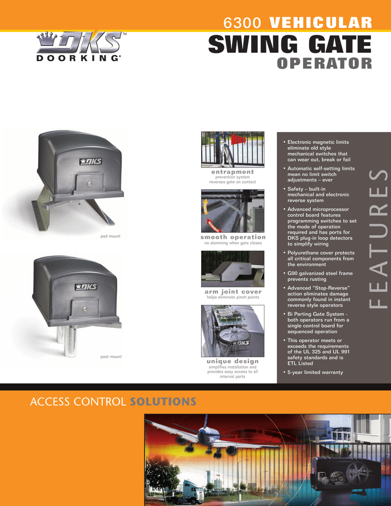 Doorking 6300 Slide Gate Operator Manualzz Com