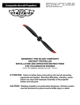 Aircraft Propeller 2A2V5 L56F Installation Instructions