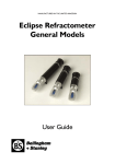 B+S Eclipse General User Guide - Bellingham + Stanley