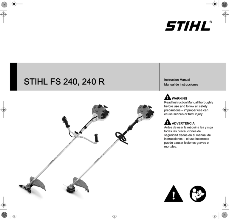 Stihl Fs 240 240 R Manualzz