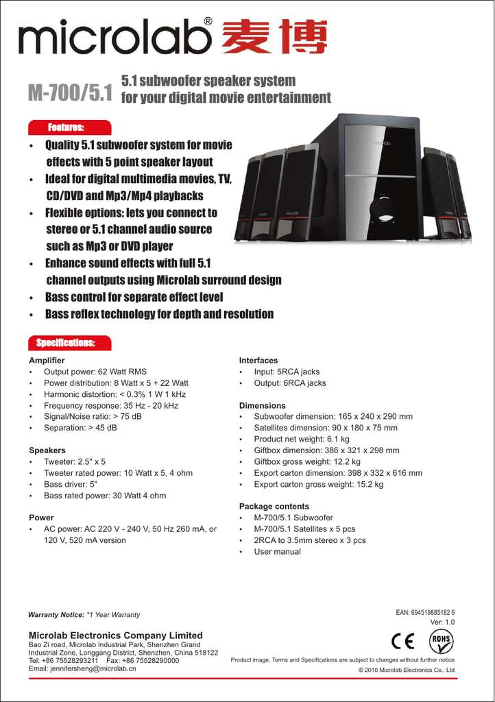 microlab x321
