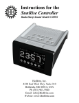 Sunrise Controller 88902 User Manual