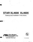 STAR XL4600 XL4605 Hookup and Installation Instructions