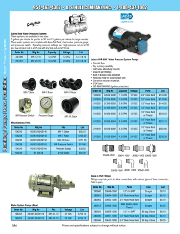 Plumbing & Ventilation Sherwood 10514C Replacement Lip Seal Water Pump ...