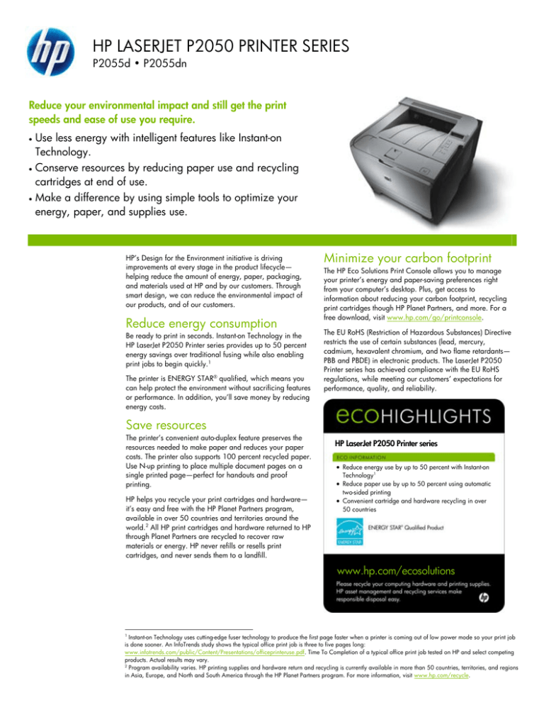 hp p2050 printer