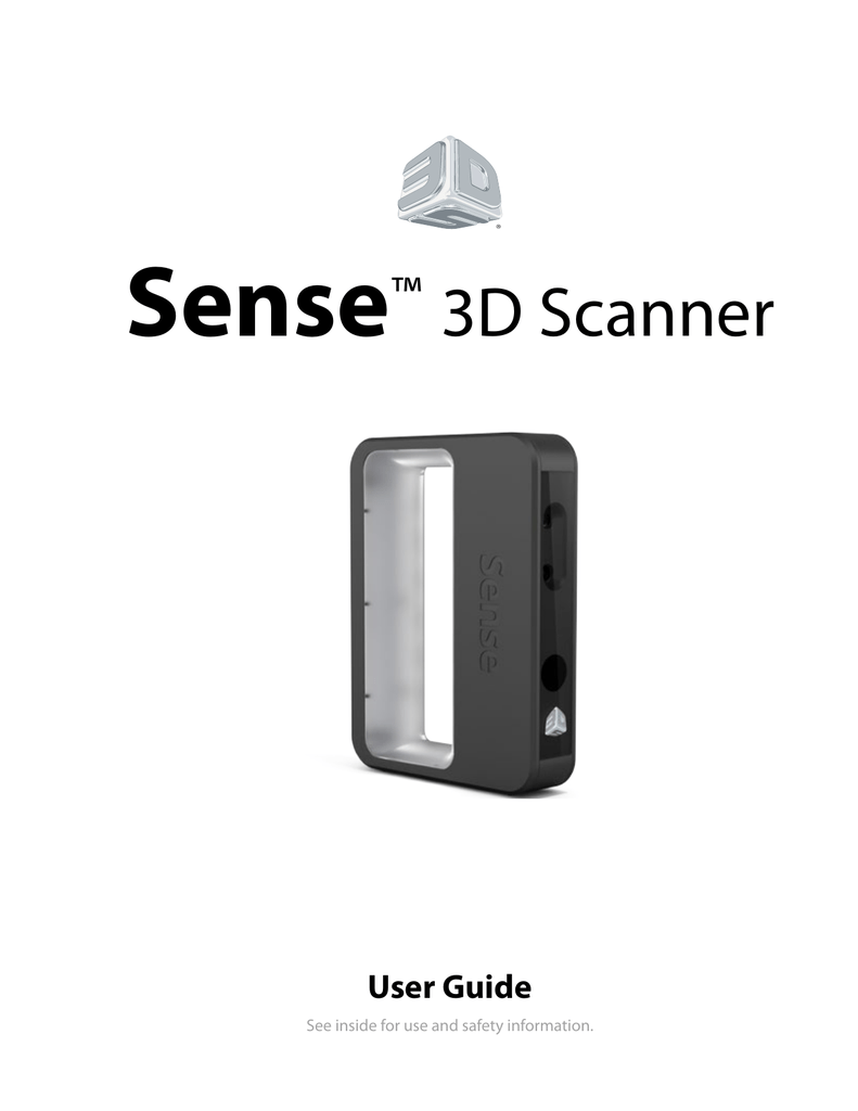 Sense 3D Scanner Manualzz