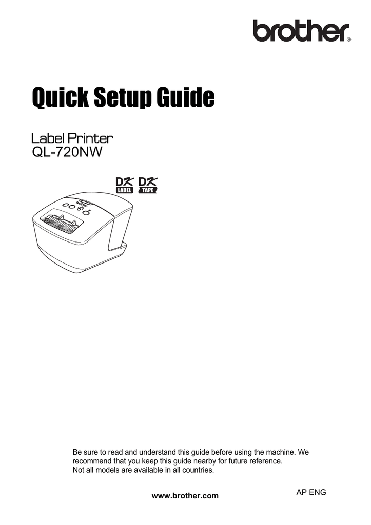 Brother Quick Setup Guide Manualzz