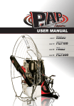 PAP paramotor RM 80, FLY 100, PA125, FLY 200 User Manual