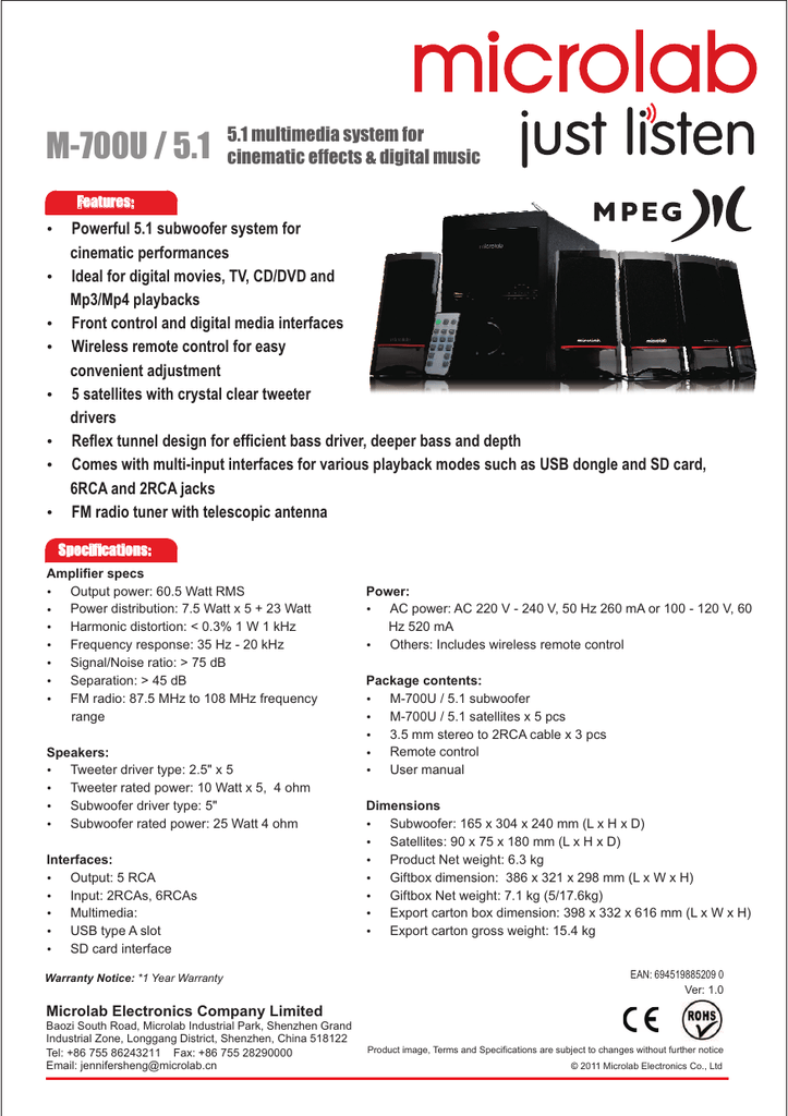 microlab x321
