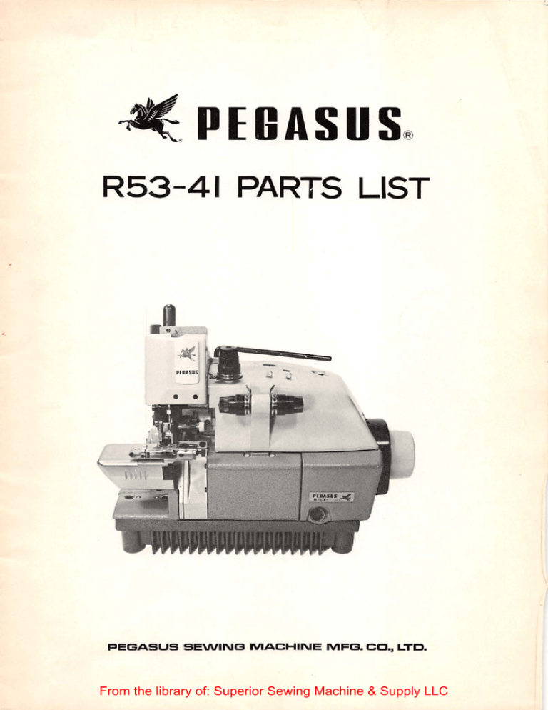 . PEGASUS® Superior Sewing Manualzz