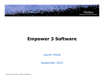 waters empower 2 software manual