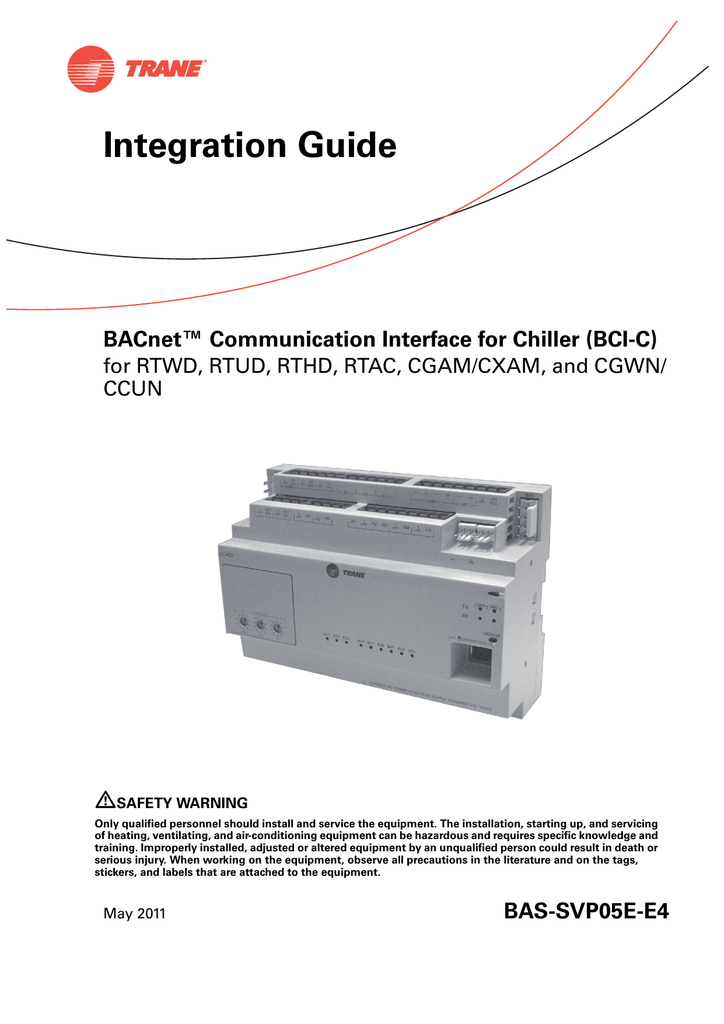 Trane Chiller Bacnet Card | Webcas.org