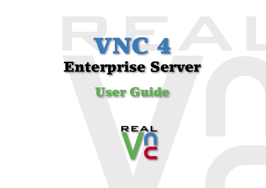 VNC Enterprise Server User Guide Manualzz
