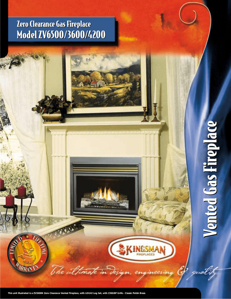 Vented Gas Fireplacevented Gas Fireplace Manualzz Com