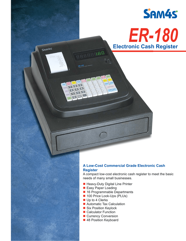 low cost cash register