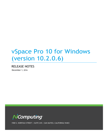 ncomputing vspace windows updates