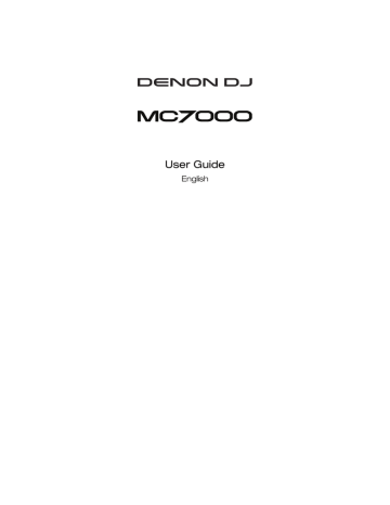 Denon MC7000 User manual | Manualzz
