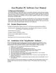 EasyWeather User Manual - Weather Station Software