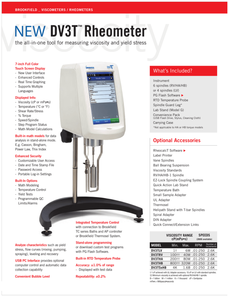 New Dv3t Rheometer Manualzz